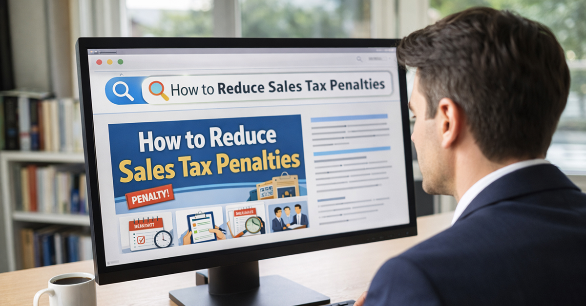 How to Reduce Sales Tax Penalties