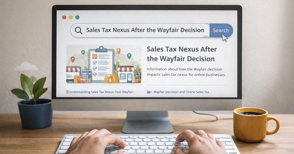 Sales tax nexus after wayfair