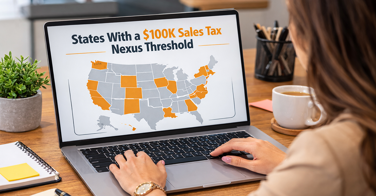 States with 100k sales tax threshold